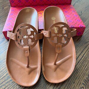 Tory Burch Miller Cloud Sandals color - Burbon Miele